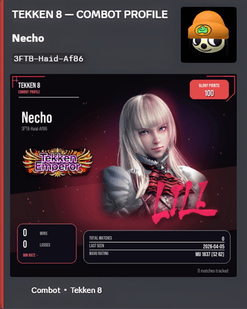 Tekken 8 profile